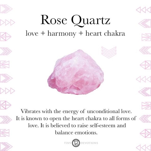 Handmade rose quartz studded earrings - Picture 2 of 2